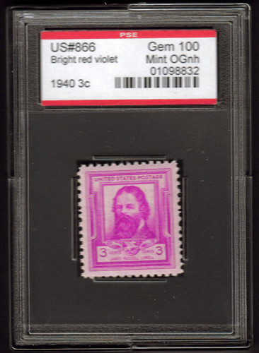 866 GEM OG NH, w/PSE (GRADED 100, ENCAPSULATED), Tougher value to