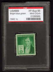 # 889 XF-SUPERB OG NH, w/PSE (ENCAPSULATED (GRADED 95)), Fresh