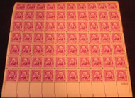 # 960 3c William A. White, Full Sheet, F/VF OG NH or better, post office fresh, STOCK PHOTO