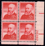 #1045 F/VF OG NH, Plate Block of 4,   (stock photo - position and plate number collectors - please inquire for special requests)