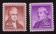 #1050, 1051 VF OG NH, nice set, mint  (Stock Photo - You will receive a comparable stamp)