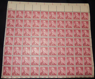 #1072 3c Andrew Mellon, F-VF NH or better,  FULL SHEET, post office fresh, STOCK PHOTO