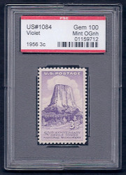 #1084 GEM OG NH, w/PSE (GRADED 100, ENCAPSULATED),