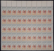 #1187 4c Frederic Remington, Full Sheet, F/VF OG NH or better, post office fresh, STOCK PHOTO