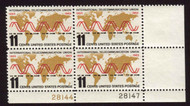 #1274 F/VF OG NH, Plate Block of 4 (stock photo - position and plate number collectors - please inquire for special requests)