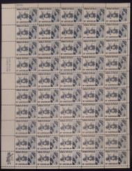 #1406 6c Women Suffrage, F-VF NH or better,  FULL SHEET, post office fresh, STOCK PHOTO