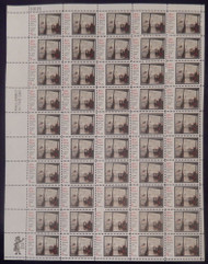 #1433 8c John Sloan, F-VF NH or better,  FULL SHEET, post office fresh, STOCK PHOTO