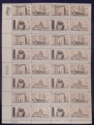 #1440-1443 8c Historic Preservation, F-VF NH or better,  FULL SHEET, post office fresh, STOCK PHOTO