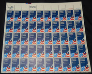 #1447a 8c Peace Corps, UNTAGGED ERROR SHEET, Post Office Fresh, full sheet of 50,  SCARCE ERROR SHEET!