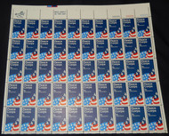 #1447a 8c Peace Corps, UNTAGGED ERROR SHEET, Post Office Fresh, full sheet of 50,  SCARCE ERROR SHEET!