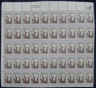 #1470 8c Folklore: Tom Sawyer, F-VF NH or better,  FULL SHEET, post office fresh, STOCK PHOTO