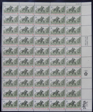 #1478 8c Postrider, F-VF NH or better,  FULL SHEET, post office fresh, STOCK PHOTO