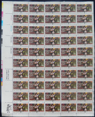#1562 18c Peter Francisco, F-VF NH or better,  FULL SHEET, post office fresh, STOCK PHOTO