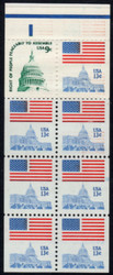 #1623a, 9c / 13c Capital Dome Booklet Pane