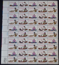 #1717 - 1720 13c Skilled Hands, VF OG NH, Full Sheet, Post Office Fresh, STOCK PHOTO!