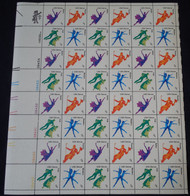 #1749 - 1752 13c American Dance, VF OG NH, Full Sheet, Post Office Fresh, STOCK PHOTO!