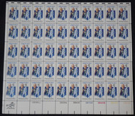 #1756 15c George Cohan, VF OG NH, Full Sheet, Post Office Fresh, STOCK PHOTO!