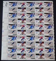 #1795 - 1798 15c Winter Olympics, VF OG NH, Full Sheet, Post Office Fresh, STOCK PHOTO!