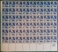 #1950 20c Franklin D Roosevelt, VF OG NH, Full Sheet, Post Office Fresh, STOCK PHOTO!