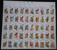 #1953 - 2002 Birds and Flowers - complete sheet **Stock Photo - you will receive a comparable sheet**