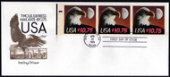 #2122a FDC, complete booklet pane, on cover, Neat!