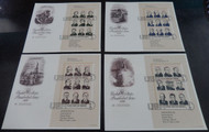#2216 -2219 FIRST DAY COVERS,  fresh and full sheets, SUPER NICE!