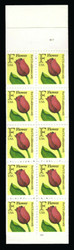 #2520a, (29c) 'F Flower,  Booklet Pane