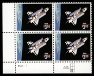 #2544b VF OG NH, 1996 date, $3 Space Shuttle, very nice!   STOCK PHOTO