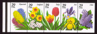 #2764a, 29c Garden Flowers,  Booklet Pane