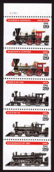 #2847a, 29c Locomotives,  Booklet Pane