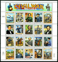 #2975, 32c Civil War,  Sheet, STOCK PHOTO