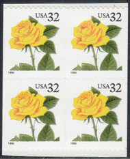 #3049b, 32c Rose,  Booklet Pane of 4, STOCK PHOTO