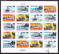 #3091 - 95, 32c Riverboats,  Sheet, STOCK PHOTO