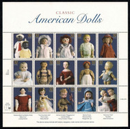 #3151, 32c Dolls,  Sheet, STOCK PHOTO