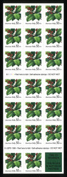 #3177a, 32c Holly,  Booklet Pane of 20, STOCK PHOTO