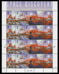 #3238 - 42, 32c Space Discovery,  Sheet, STOCK PHOTO