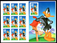 #3306, Sheet,  33c Daffy Duck,  S.S., STOCK PHOTO