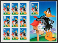 #3307, Sheet,  33c Daffy Duck IMPERF,  S.S, STOCK PHOTO