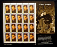 #3329, 33c James Cagney,  Sheet, STOCK PHOTO