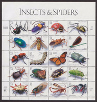 #3351, 33c Insects and Spiders,  Sheet, STOCK PHOTO