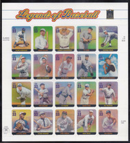 #3408, 33c Baseball Sheet, STOCK PHOTO