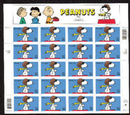 #3507, 34c Snoopy,  Sheet-Stock Photo - you will receive a comparable stamp