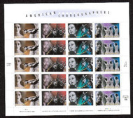 #3840 - 43, 37c American Choreographers,  Sheet-Stock Photo - you will receive a comparable stamp