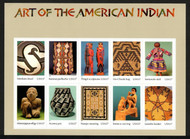 #3873, 37c American Indian Art,  Sheet, STOCK PHOTO