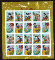 #3912 - 15, 37c Disney Characters,  Sheet-Stock Photo - you will receive a comparable stamp