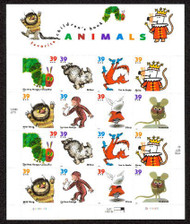 #3987 - 94, 39c Children Book Animals,  Sheet-Stock Photo - you will receive a comparable stamp