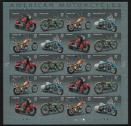 #4085-88 39c Motorcycles Sheet, VF mint never hinged, fresh   STOCK PHOTO