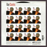 #4807a 49c  Ray Charles, VF NH IMPERF SHEET of 16, LIMITED SUPPLY, Rare! STOCK PHOTO