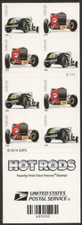 #4908 - 4909d 49c  Hot Rods book, VF NH BOOK of 20, LIMITED SUPPLY, Rare! STOCK PHOTO