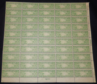 #C  9 20c Map, VF OG NH, Post Office Fresh, Full Sheet of 50, Very Fresh with super color!